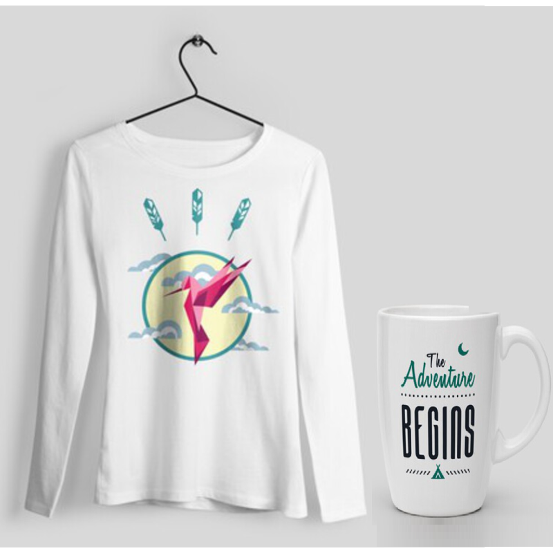 Pack pull colibri et mug The Adventure Begins