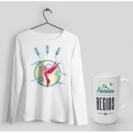 Pack pull colibri et mug The Adventure Begins